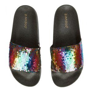 Size 7 Sequin Slide